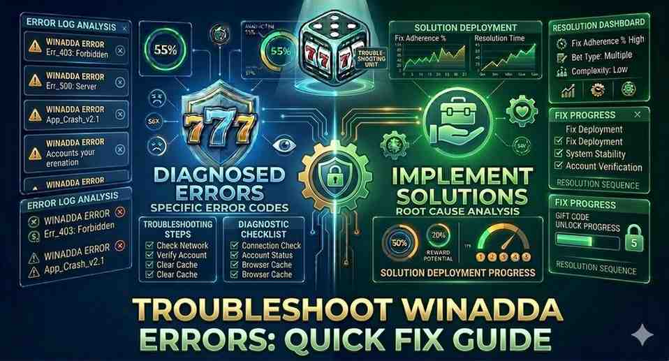 Troubleshoot winadda errors