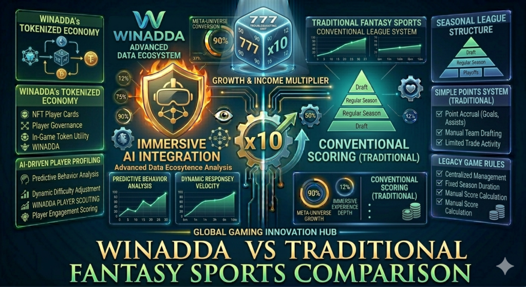 Winadda Vs Traditional Fantasy Sports