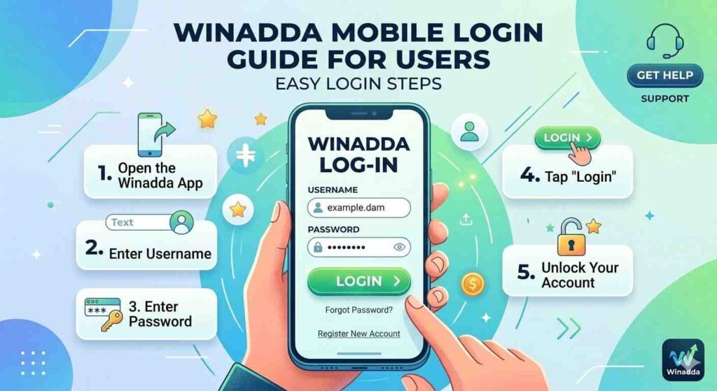 Winadda mobile login guide
